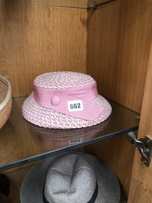 Lot 662 - Ladies hats and bags. A collection of vintage...