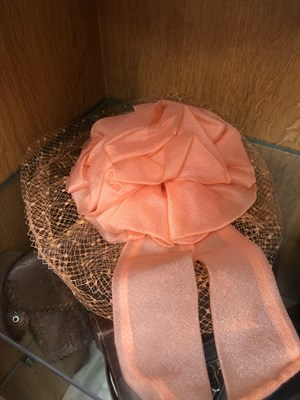 Lot 662 - Ladies hats and bags. A collection of vintage...