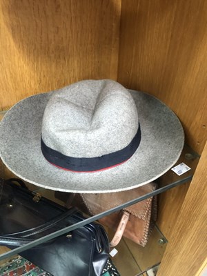 Lot 662 - Ladies hats and bags. A collection of vintage...