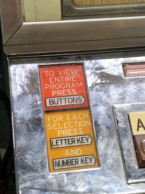 Lot 1 - A Seeburg Select-o-matic 200 juke box