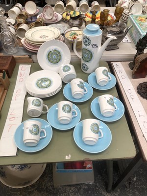 Lot 915A - A Meakin Aztec Studio ware coffee set
