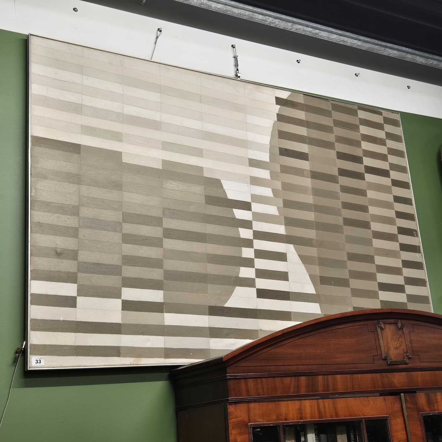 Lot 33 - Mark Churchill ARR An aluminium framed...