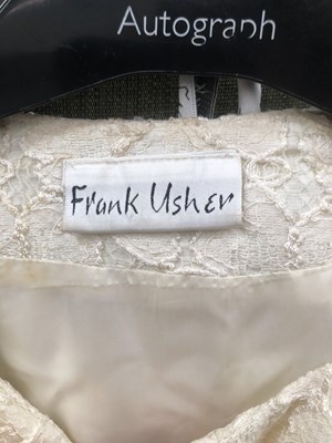 Lot 685 - Ladies clothing. Vintage Frank Usher cream...