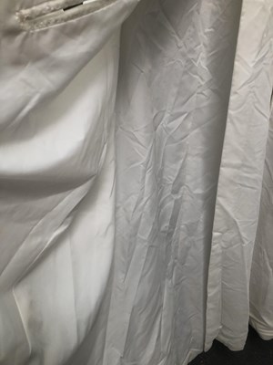 Lot 686 - Ladies clothing. A vintage wedding dress and a...