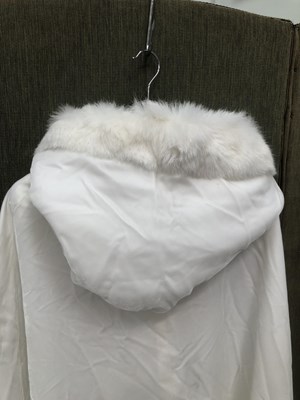 Lot 686 - Ladies clothing. A vintage wedding dress and a...