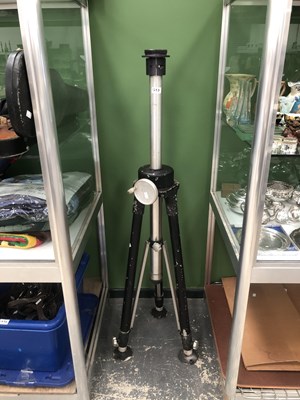 Lot 1233 - An adjustable tripod, probably for a telescope