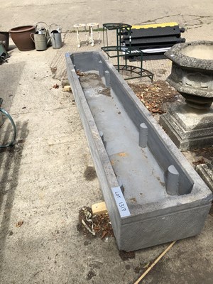Lot 1317 - A very large garden planter/ trough