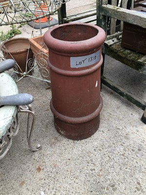 Lot 1318 - A terracotta chimney pot