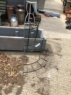 Lot 1325 - A three tier plant stand.