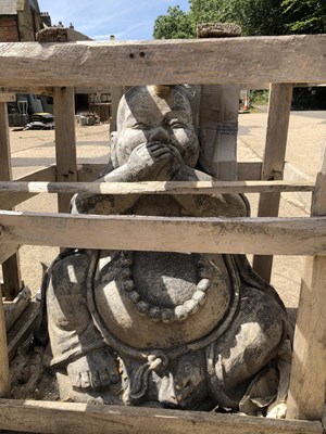Lot 1354 - A large eastern buddha