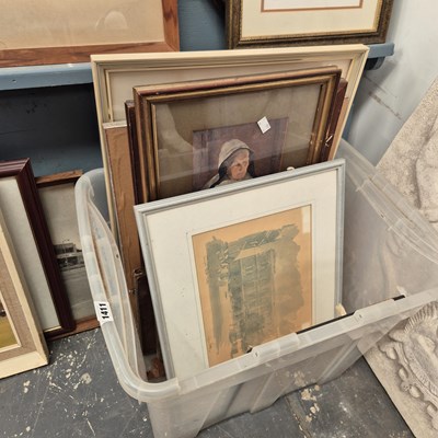 Lot 1411 - A selection of decorative prints and pictures...