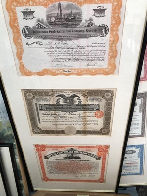 Lot 1426 - A collection of Vintage Stock share...