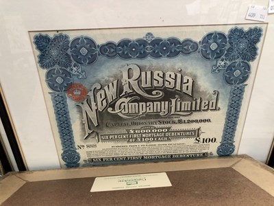 Lot 1426 - A collection of Vintage Stock share...