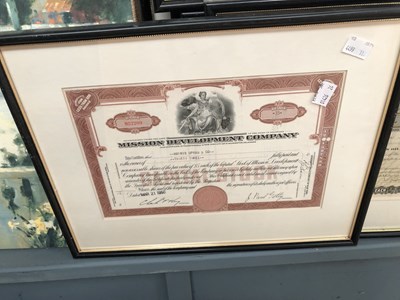 Lot 1426 - A collection of Vintage Stock share...