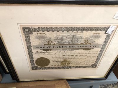 Lot 1426 - A collection of Vintage Stock share...