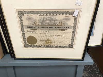 Lot 1426 - A collection of Vintage Stock share...