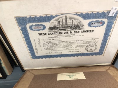 Lot 1426 - A collection of Vintage Stock share...