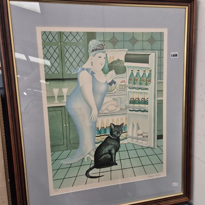 Lot 1449 - Beryl Cook. A signed limited edition print.