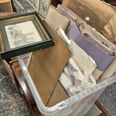 Lot 1462 - A mixed lot of drawings and loose paintings...