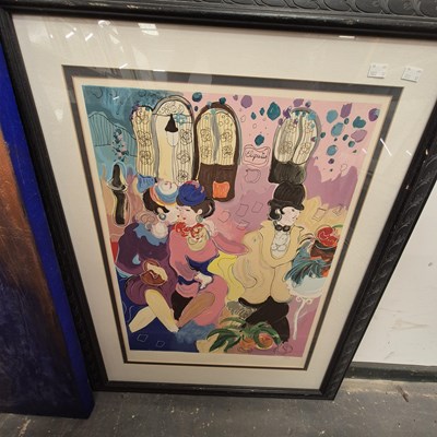 Lot 1476 - Zule Moskowitz. Two large limited edition...
