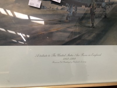 Lot 1477 - Two large aircraft prints.