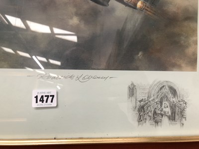 Lot 1477 - Two large aircraft prints.