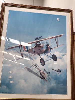 Lot 1477 - Two large aircraft prints.