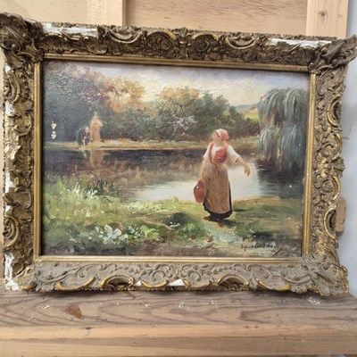 Lot 1478 - S** E. Adams.  A signed 19th century oil...
