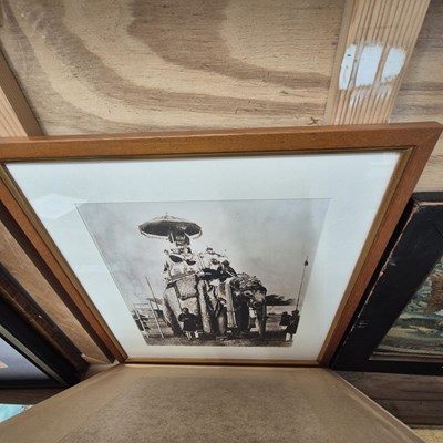 Lot 1482 - Two antique indian photographs