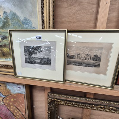Lot 1488 - Six 19th-century engravings.