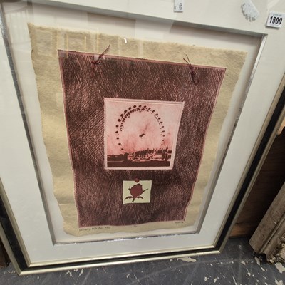 Lot 1500 - A modern print- the london eye.