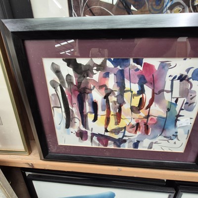 Lot 1519 - N.H Chien. Eastern figures- Mixed media,...