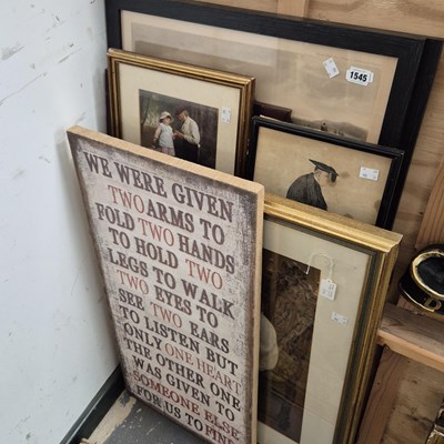 Lot 1545 - A collective lot of decorative watercolours...