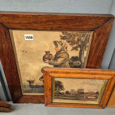 Lot 1558 - A group of 19th-century and other watercolours,...