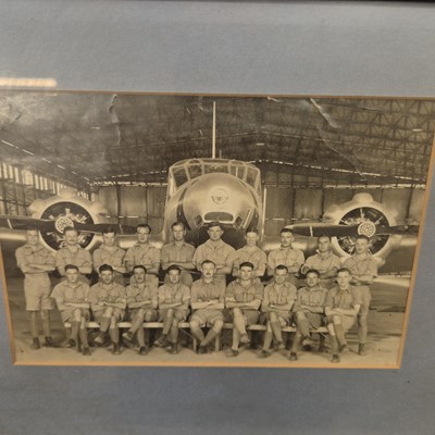 Lot 1570 - Two military-related period photographs and a...