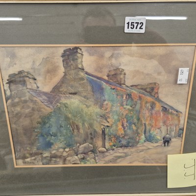 Lot 1572 - Early 20th century school, flower covered...