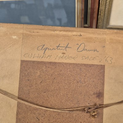 Lot 1573 - A small etching by Cyril Pearce, an etching by...