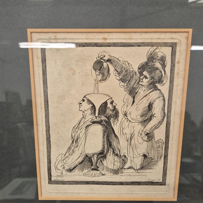 Lot 1573 - A small etching by Cyril Pearce, an etching by...