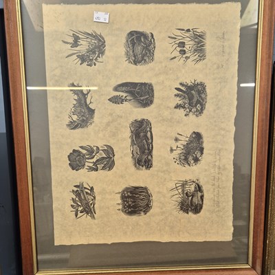 Lot 1573 - A small etching by Cyril Pearce, an etching by...