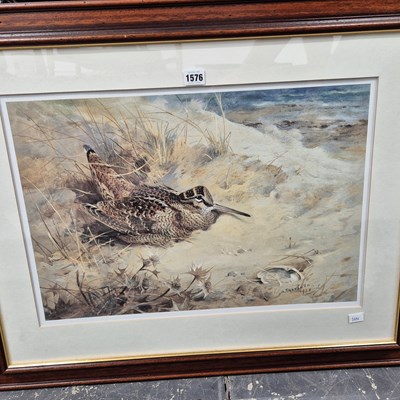 Lot 1576 - A print after Archibald Thorburn and one other.