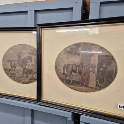 Lot 1591 - A set of four sporting prints.