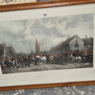 Lot 1600 - Large print, The Pytchley Hunt.