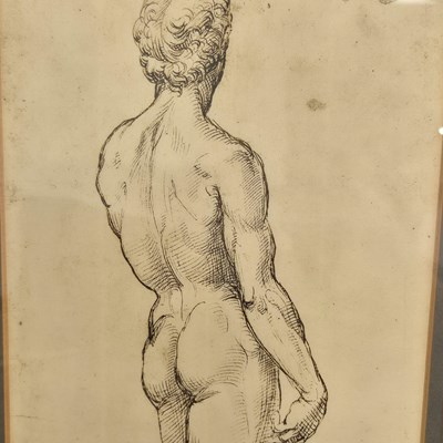 Lot 1602 - Three 19th-century prints and a frame