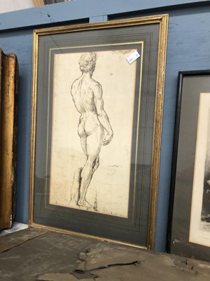 Lot 1602 - Three 19th-century prints and a frame