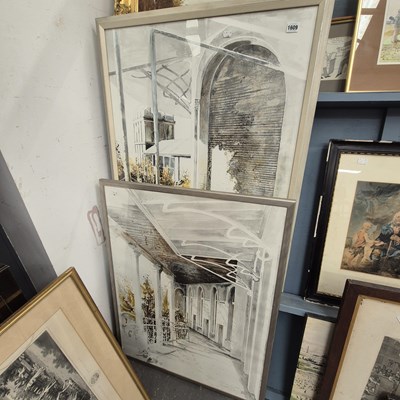 Lot 1609 - A pair of pencil signed limited edition prints.