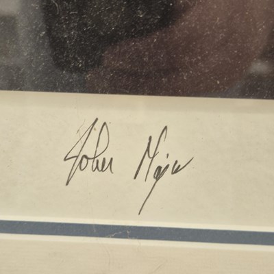 Lot 1627 - An autograph photograph of John Major....
