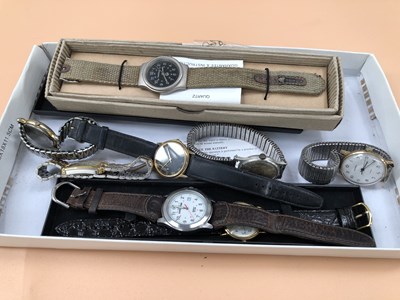 Lot 605 - Watches to include Timex Expedition, Services...
