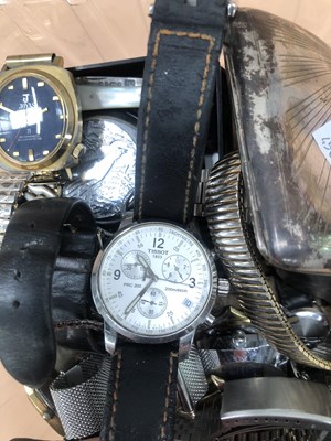 Lot 551 - Watches- A digital Basis 17 jewels Swiss watch,...