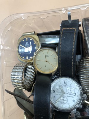 Lot 551 - Watches- A digital Basis 17 jewels Swiss watch,...