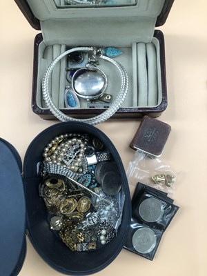Lot 637 - Silver jewellery- a hallmarked silver large...